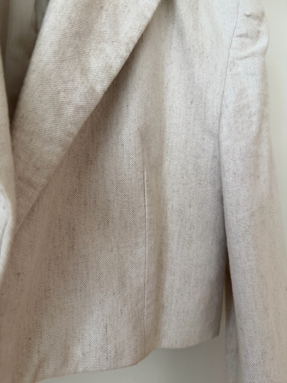 Zara Light Beige Cropped Blazer - Picture 2 of 5
